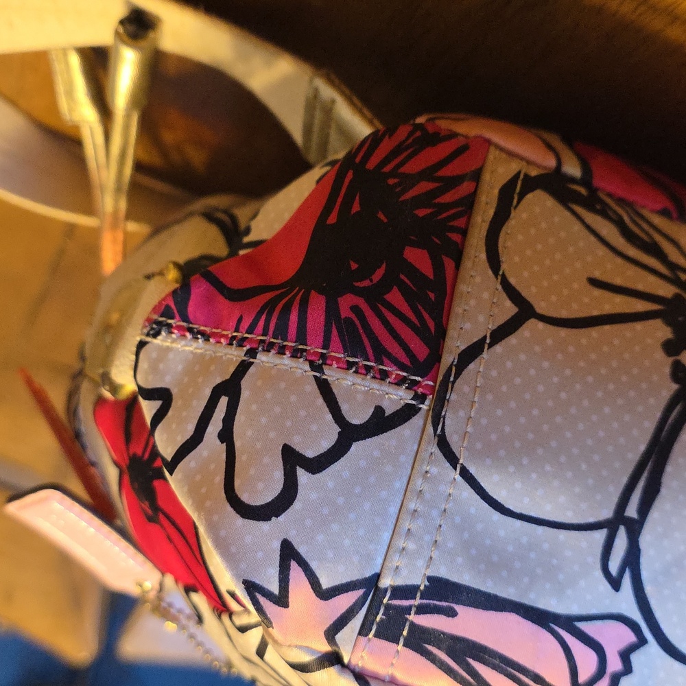 Coach Poppy Kyra Floral Backpack - Picture 8 of 16